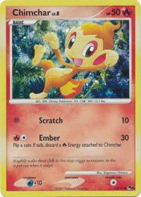 pokemon pop series 6 chimchar 14 17 holo