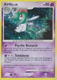 pokemon pop series 7 kirlia 8 17 holo