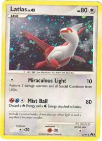 pokemon pop series 7 latias 3 17 holo