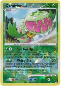 pokemon pop series 8 carnivine 7 17 shattered reverse holo