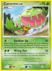 pokemon pop series 8 carnivine 7 17