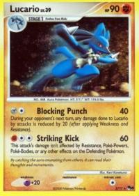 pokemon pop series 8 lucario 2 17 holo