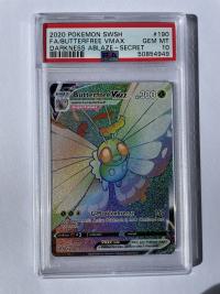 pokemon psa graded cards butterfree vmax 190 189 psa 10