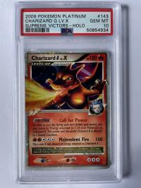 pokemon psa graded cards charizard g lv x 143 147 psa 10