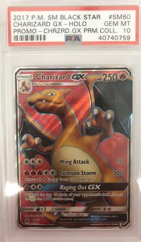 pokemon psa graded cards charizard gx promo sm60 psa 10