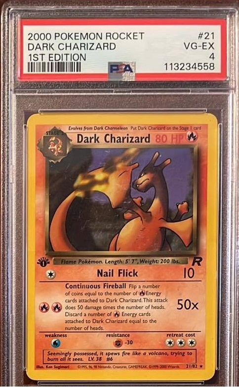 Dark Charizard - 22-82 1st Edition - PSA 4