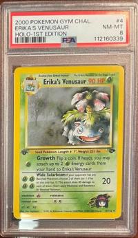 pokemon psa graded cards erika s venusaur 4 132 1st edition
