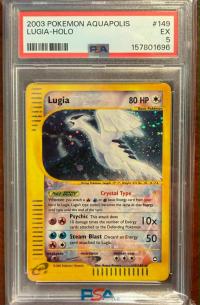 pokemon psa graded cards lugia crystal 149 147 psa 5