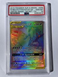 pokemon psa graded cards mega sableye tyranitar 245 236 psa 10