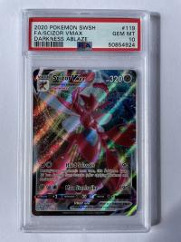 pokemon psa graded cards scizor vmax 119 189 psa 10