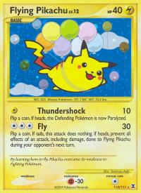 pokemon rising rivals flying pikachu 113 111