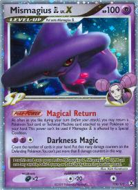 pokemon rising rivals mismagius lv x 110 111