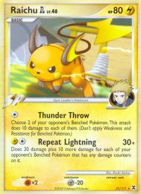 pokemon rising rivals raichu 31 111 rh