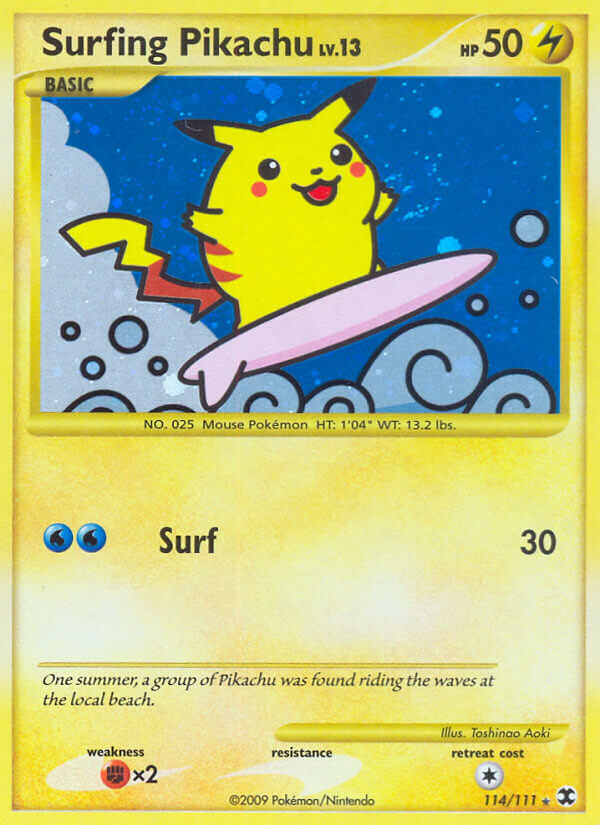 Surfing Pikachu 114-111