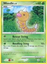 pokemon rising rivals weedle 86 111 rh