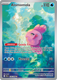 pokemon s v black bolt alomomola 108 086 illusrator rare