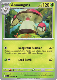 pokemon s v black bolt amoonguss 011 086 master ball