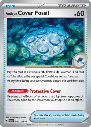 Antique Cover Fossil - 080-086