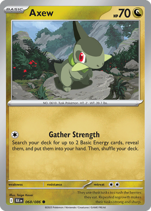 Axew - 068-086 (Master Ball)
