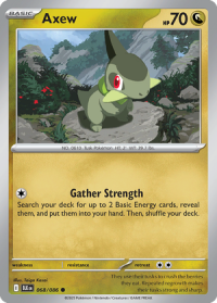 pokemon s v black bolt axew 068 086 poke ball