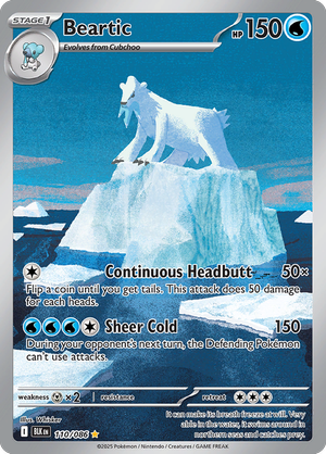 Beartic - 110-086 - Illusrator Rare