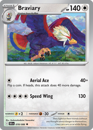 Braviary - 078-086 (Master Ball)