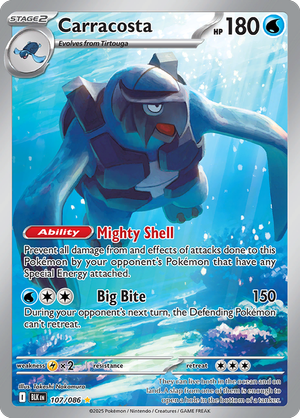 Carracosta - 107-086 - Illusrator Rare