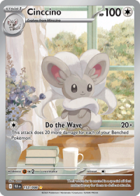 pokemon s v black bolt cinccino 153 086 illusrator rare
