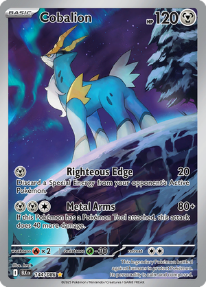 Cobalion - 144-086 - Illusrator Rare