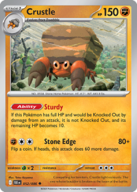 pokemon s v black bolt crustle 052 086