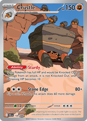 Crustle - 130-086 - Illusrator Rare