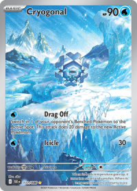 pokemon s v black bolt cryogonal 111 086 illusrator rare