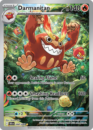 Darmanitan - 098-086 - Illusrator Rare