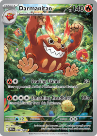 pokemon s v black bolt darmanitan 098 086 illusrator rare