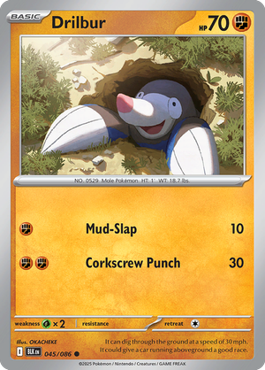 Drilbur - 045-086 (Master Ball)