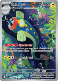 pokemon s v black bolt eelektrik 114 086 illusrator rare