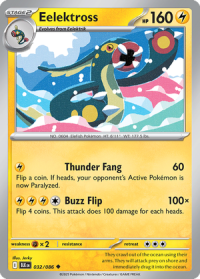 pokemon s v black bolt eelektross 032 086 poke ball