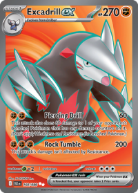 pokemon s v black bolt excadrill ex 160 086 full art