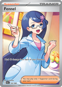 pokemon s v black bolt fennel 162 086 full art