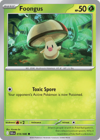pokemon s v black bolt foongus 010 086 master ball