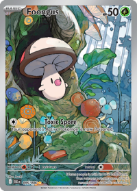 pokemon s v black bolt foongus 095 086 illusrator rare