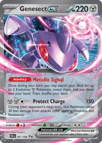 pokemon s v black bolt genesect ex 067 086