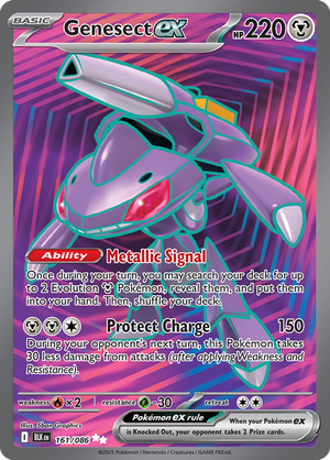 Genesect EX - 161-086 - FULL ART