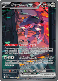 pokemon s v black bolt genesect ex 169 086 special illustrator rare