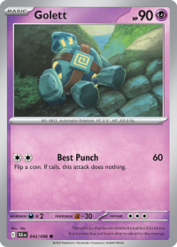 pokemon s v black bolt golett 042 086 poke ball