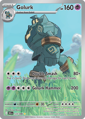Golurk - 123-086 - Illusrator Rare