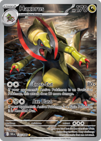 pokemon s v black bolt haxorus 147 086 illusrator rare