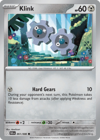 pokemon s v black bolt klink 061 086 master ball
