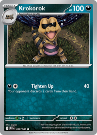 pokemon s v black bolt krokorok 058 086 poke ball