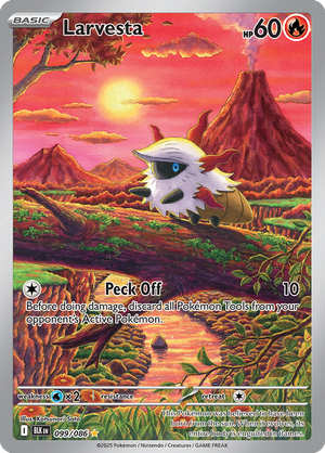 Larvesta - 099-086 - Illusrator Rare